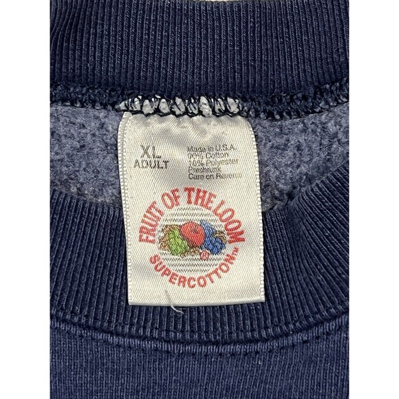 Vintage Fruit Of The Loom Sweatshirt University Of South Dakota USD Size XL USA - Picture 6 of 10